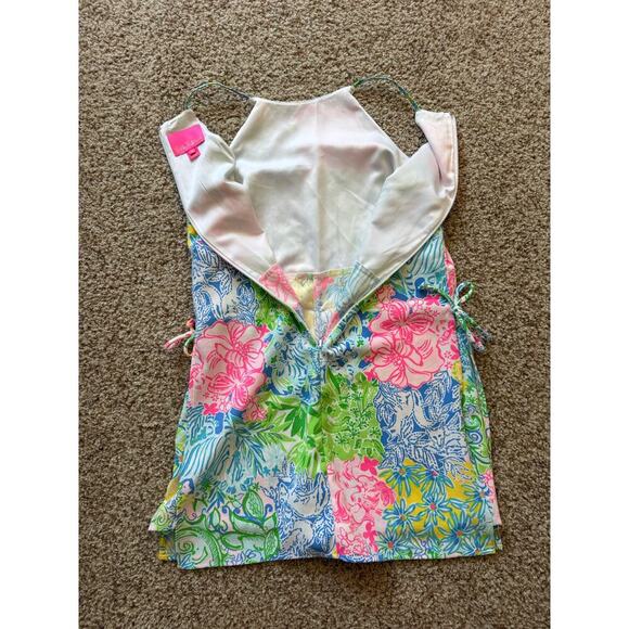 Lilly Pulitzer Margot Pearl Romper/Dress size 2, Built in shorts - Picture 9 of 12